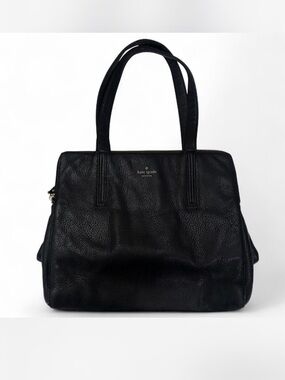 kate spade Black Pebbled Leather Shoulder Bag